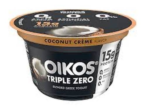 Dannon Oikos Triple Zero Coconut Creme 5.3 oz