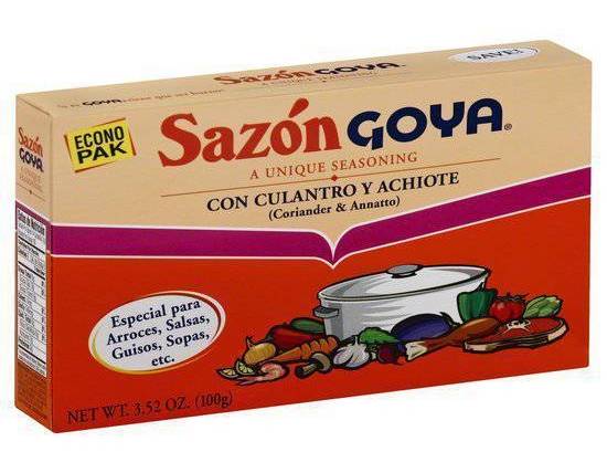 Goya Sazón Econopak con Culantro y Achiote 3.52 oz