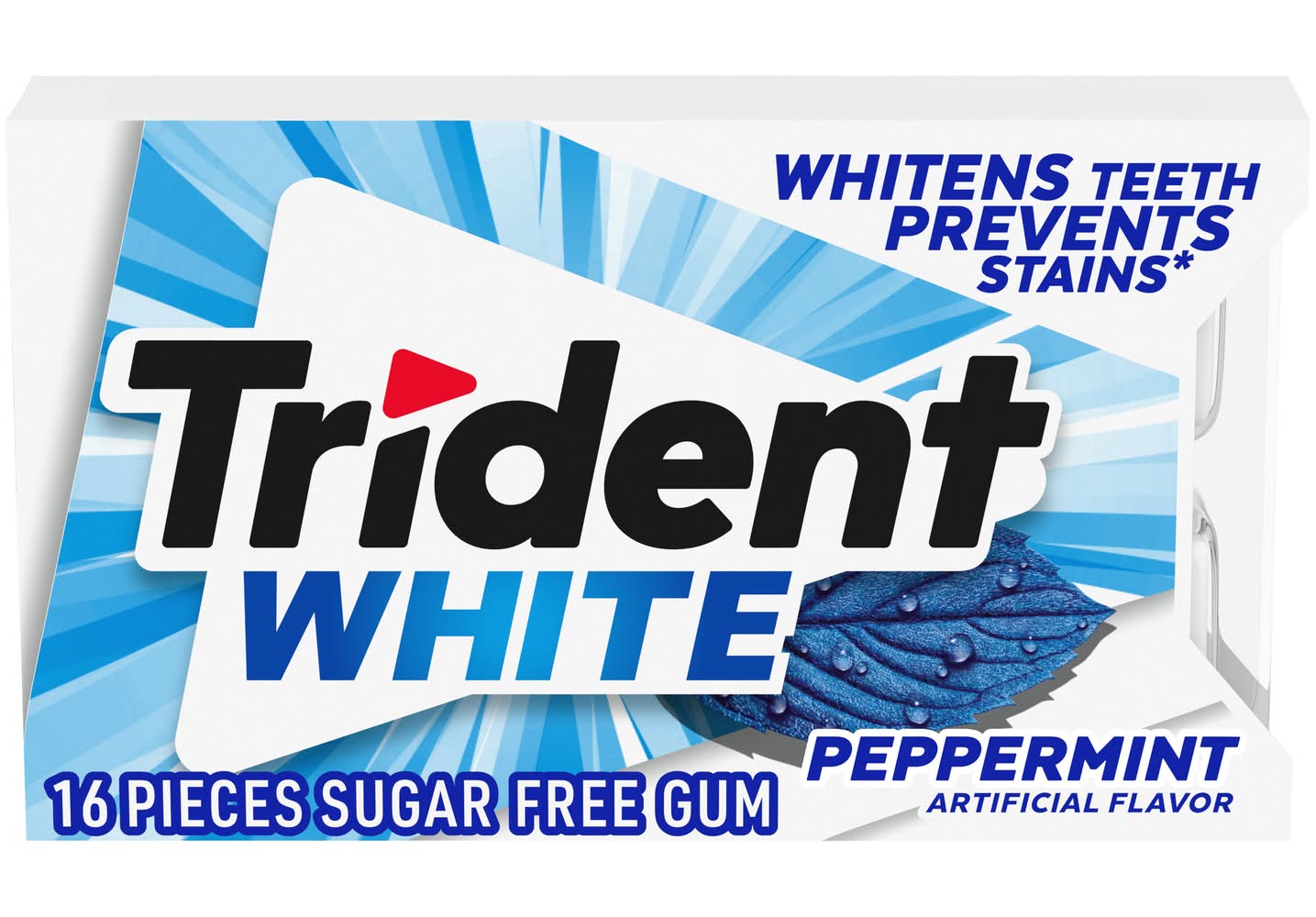 Trident White Peppermint 16 ct