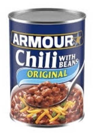 Armour Chili with Beans 15 oz