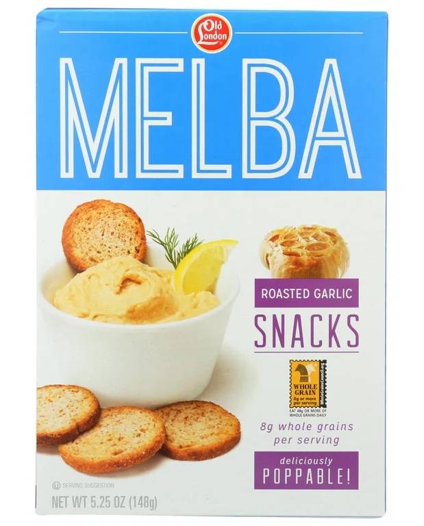 Old London Melba Roasted Garlic Snacks 5.25 oz