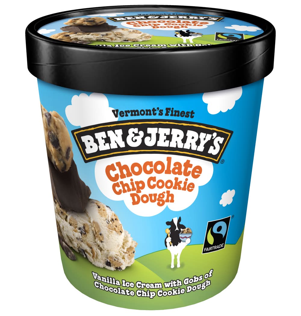 Ben and Jerry’s Chocolate Chip Cookie Dough 16 oz