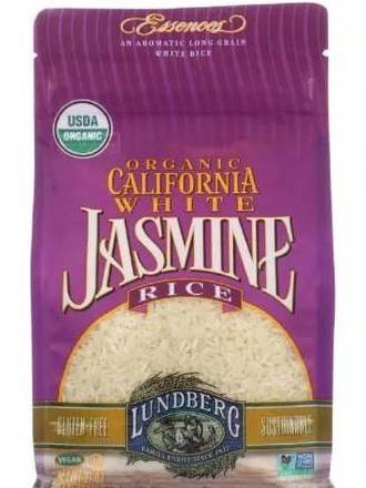 Lundberg California White Jasmine Rice 2 lbs
