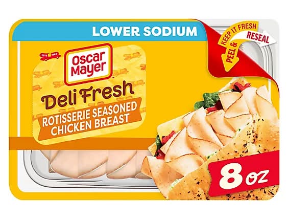 Oscar Mayer Deli Fresh Rotisserie Seasoned Chicken Breast Lower Sodium 8 oz