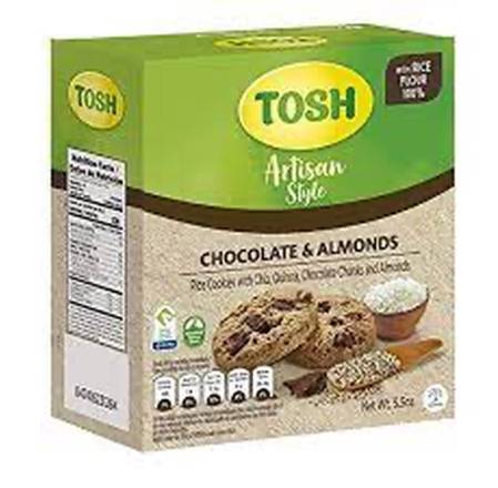 Tosh Coconut & Almond Gluten Free Rice Cookies 5.5 oz