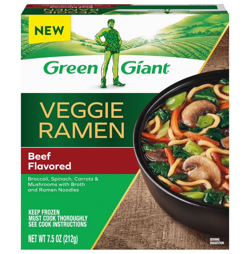 Green Giant Beef Flavored Veggie Ramen 7.5 oz