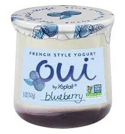 Yoplait Oui Blueberry 5 oz