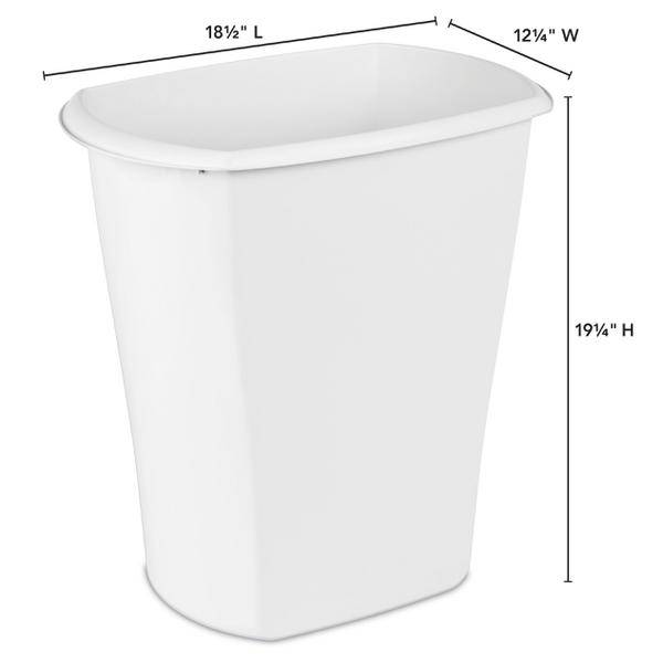 Sterilite Waste Basket 10 Gallon
