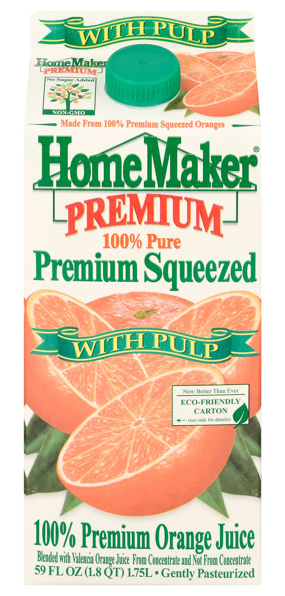 Home Maker Premium Orange Juice with Pulp  59 oz
