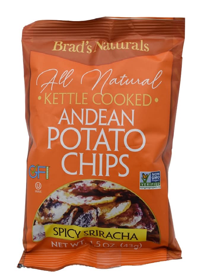 Brad's Naturals Andean Potato Chips Sriracha 1.5 oz