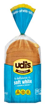 Udi's Soft White Gluten Free Sandwich Bread 12 oz