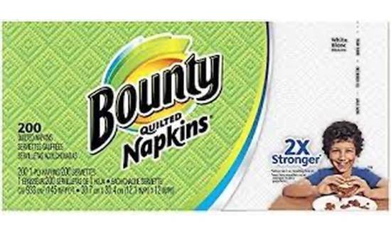 Bounty Paper Napkins White 200 ct