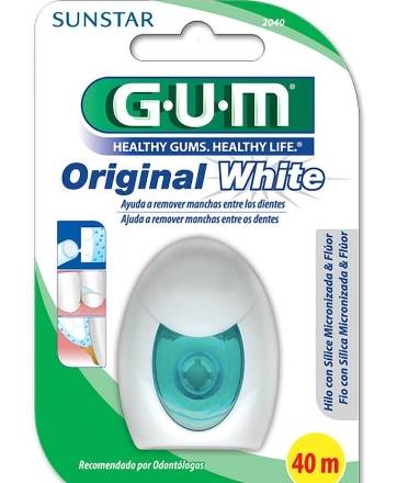 GUM Original White Dental Floss 40 yards