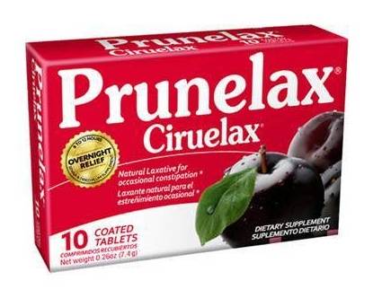 Prunelax Ciruelax Tabs 10 ct