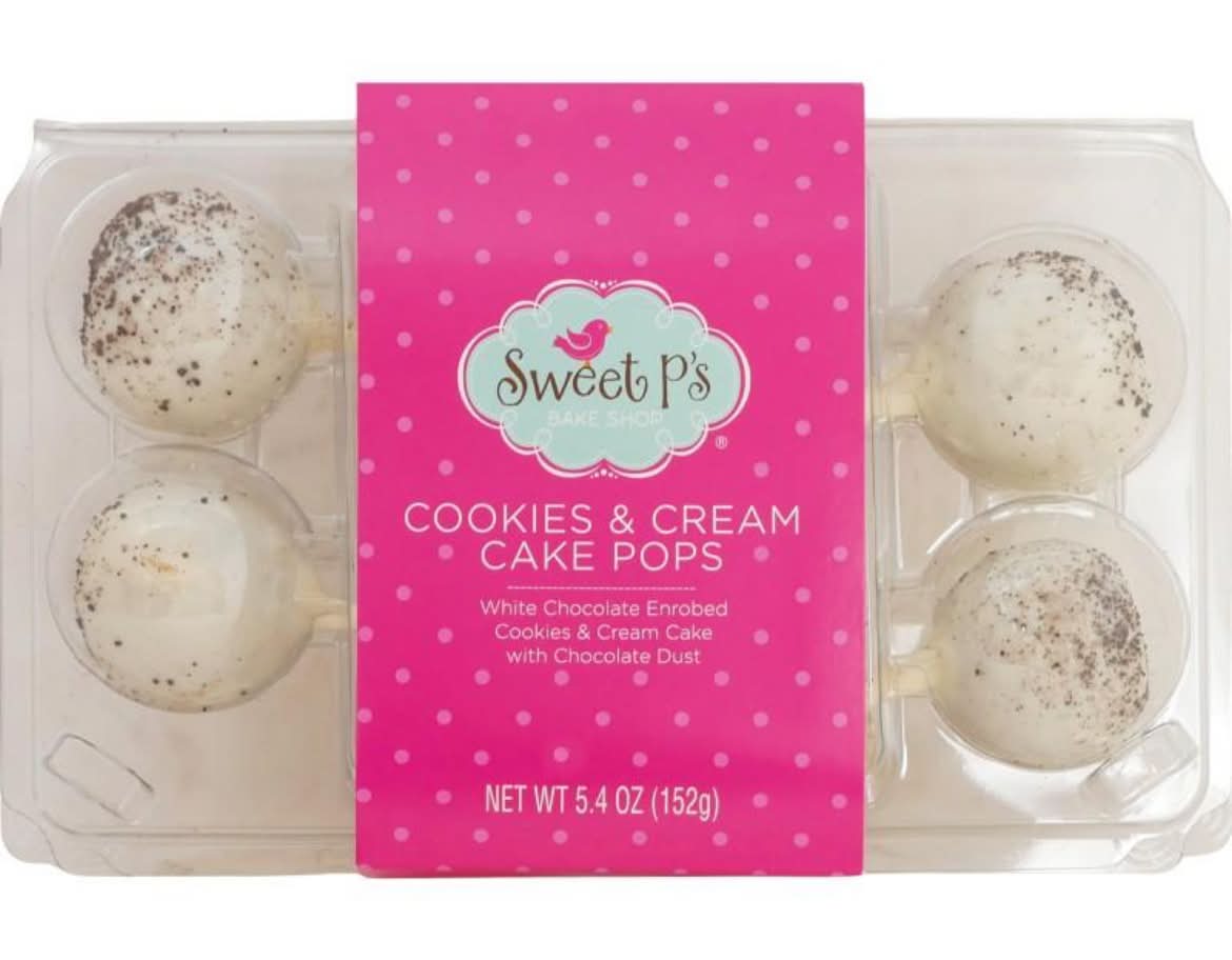 Sweet P's Cookies & Cream Cake Pops 5.4 oz