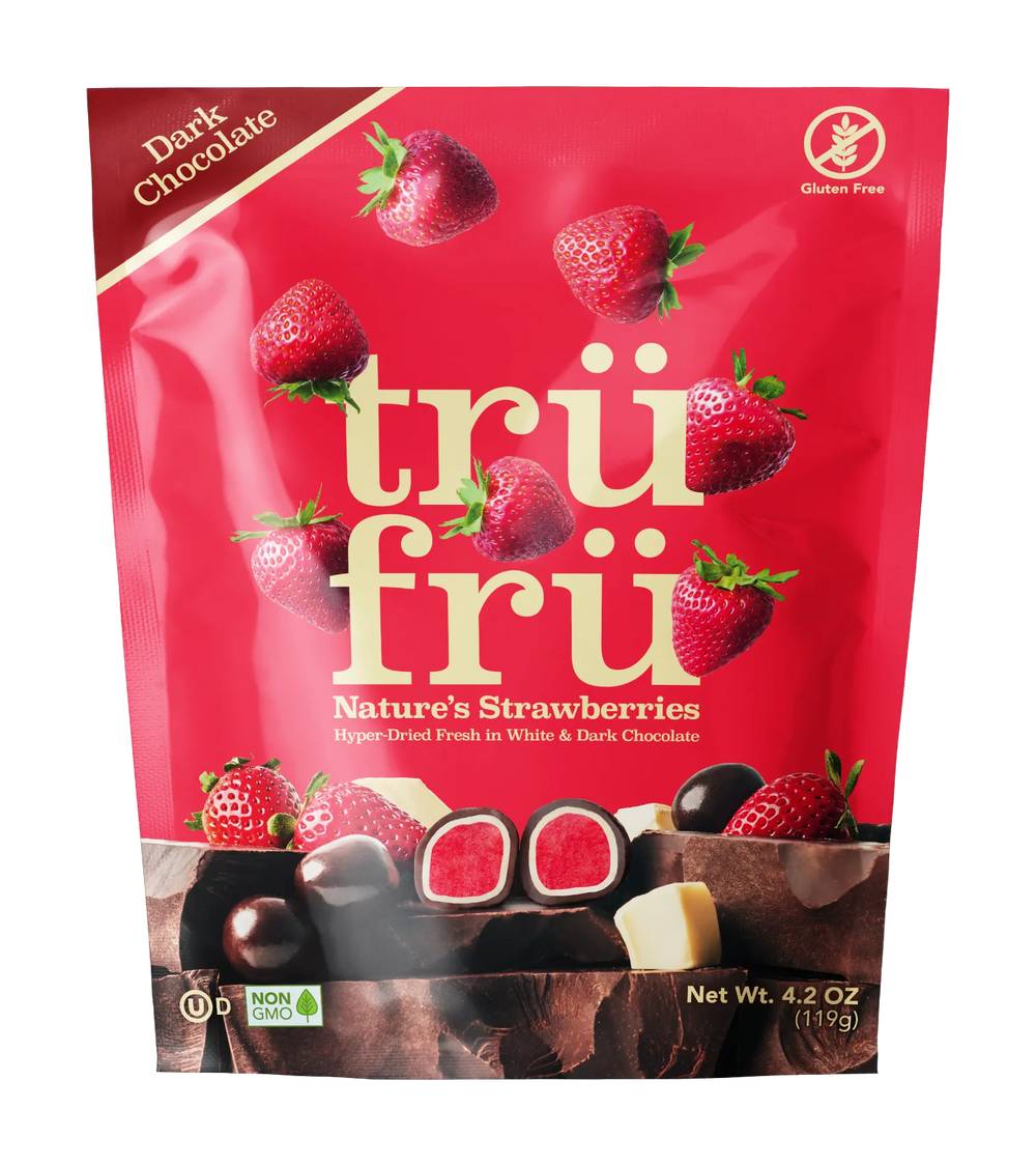 Tru Fru Strawberries with Dark Chocolate 4.2 oz