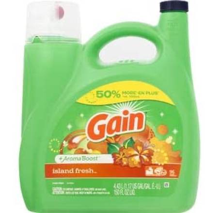 Gain Liquid Detergent Island Fresh 154 oz