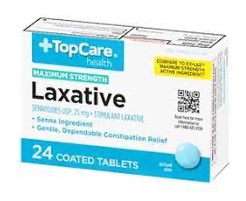 Top Care Maximum Strength Laxative 24 coated tablets