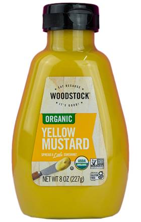 Woodstock Organic Yellow Mustard 8 oz