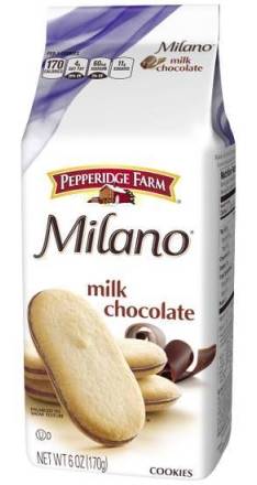 Pepperidge Farm Milano Milk Chocolate Cookies 6 oz
