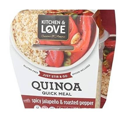 Kitchen & Love Quinoa Quick Cup Spicy Jalapeño & Roasted Pepper 7.9 oz