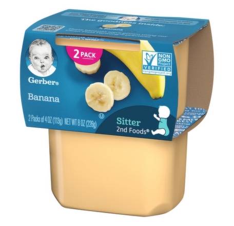 Gerber Banana for Sitter 2-4 oz