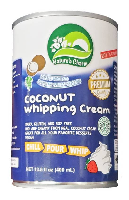 Nature’s Charm Coconut Whipping Cream 13.5 oz