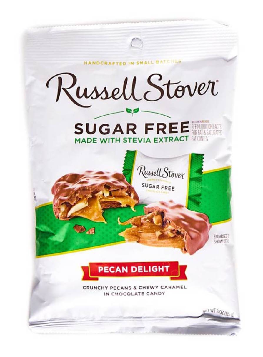 Russell Stover Sugar Free (Stevia) Pecan Delight 3 oz