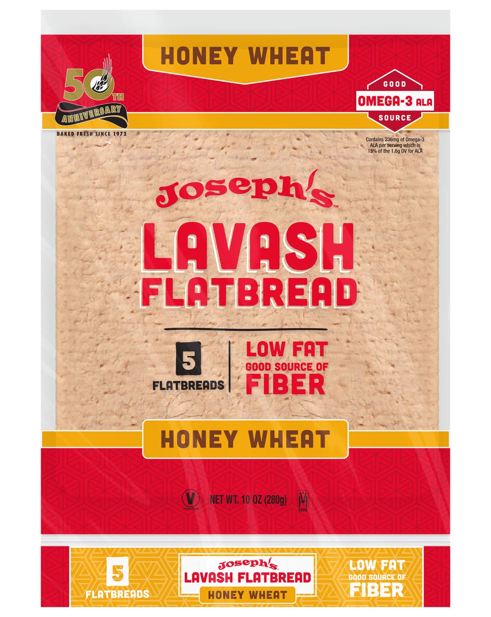 Joseph’s Lavash Flatbread Honey Wheat