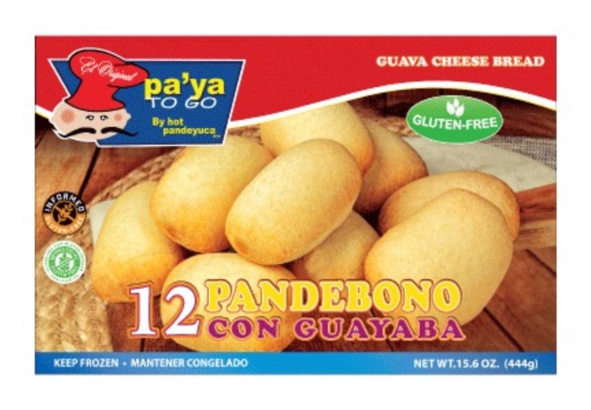 Hot Pandeyuca Pandebono con Guayaba 12 ct