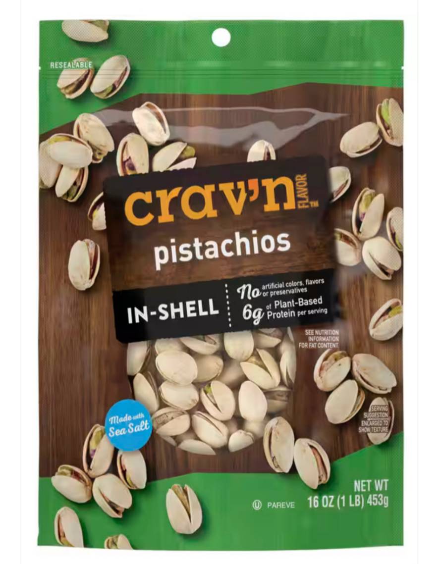 Crav’n In-Shell Pistachios 16 oz