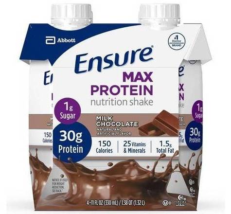 Ensure Max Protein Milk Chocolate 4-11 oz
