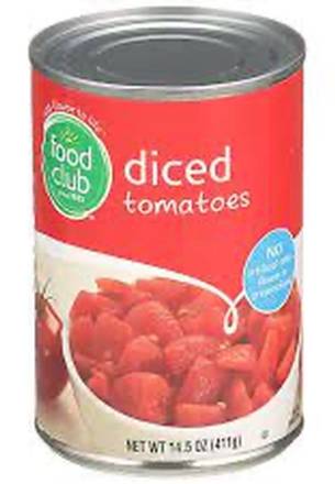 Food Club Diced Tomatoes 14.5 oz