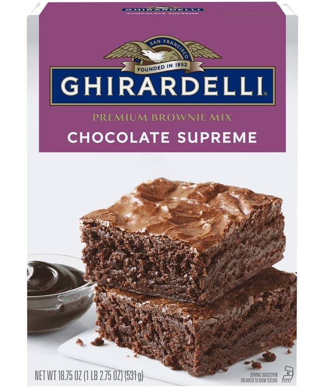 Ghirardelli Chocolate Supreme Brownie Mix 19 oz