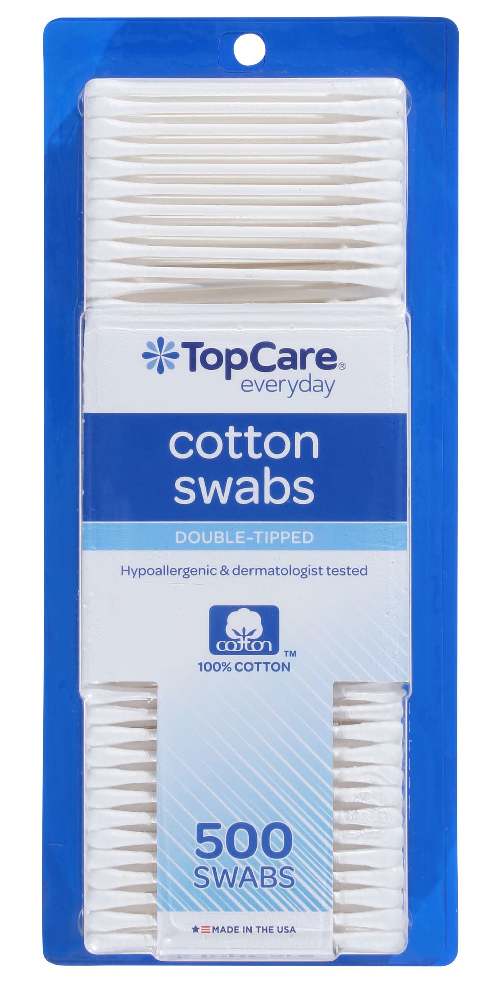 Top Care Cotton Swabs 500 ct