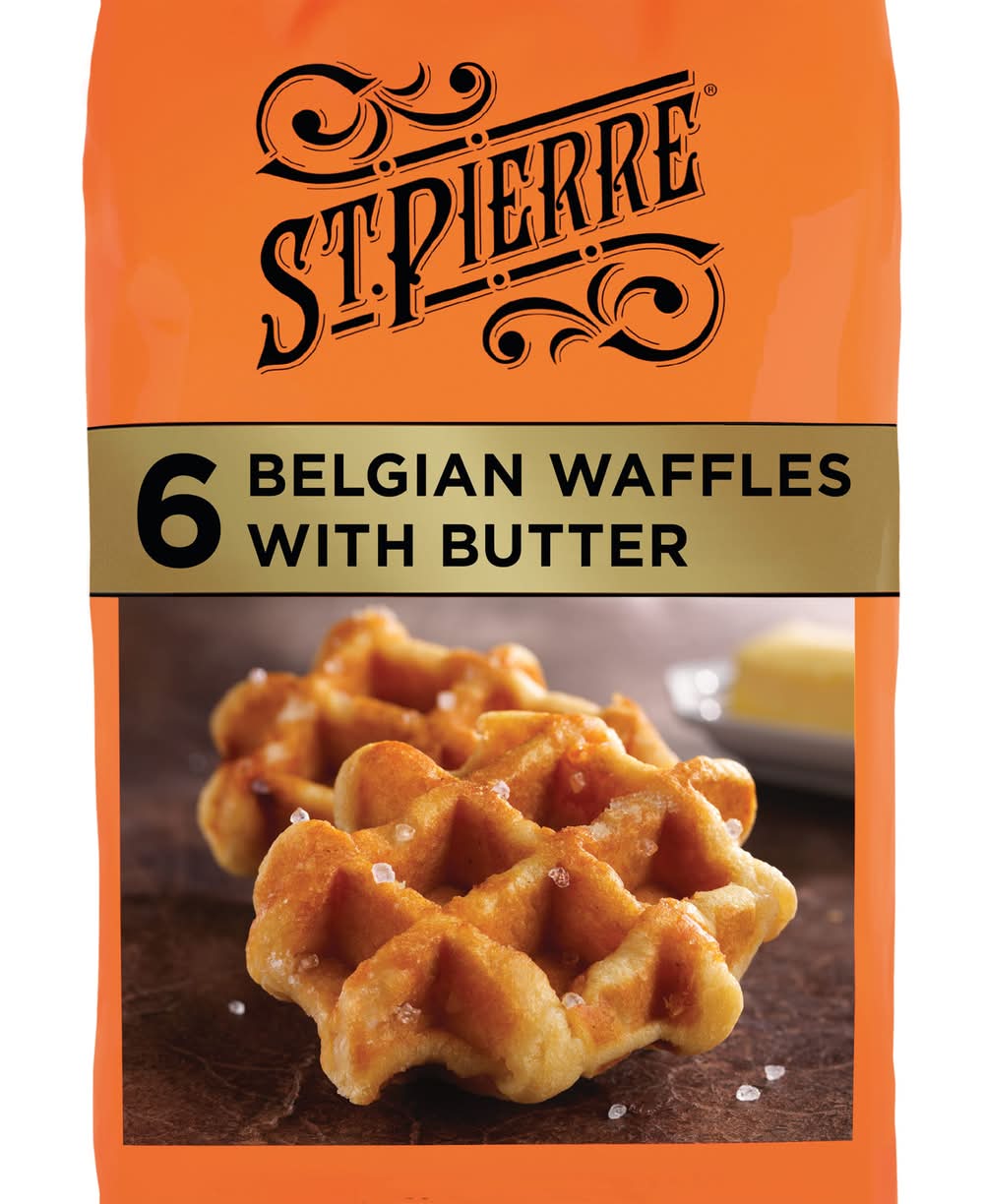 St Pierre 6 Brioche Waffles 10.6 oz