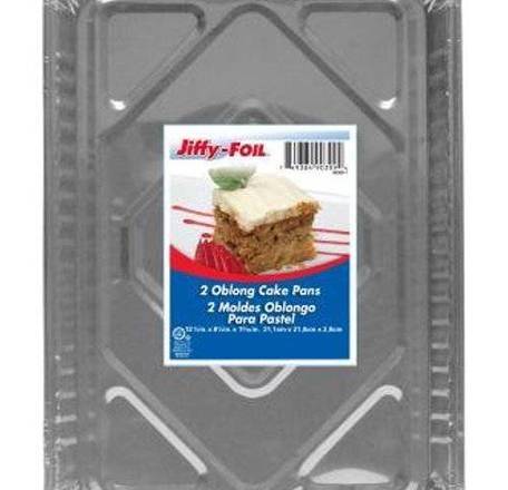 Jiffy-Foil Oblong Cake Pans (12.25 x 8.25 x 1 3/32)