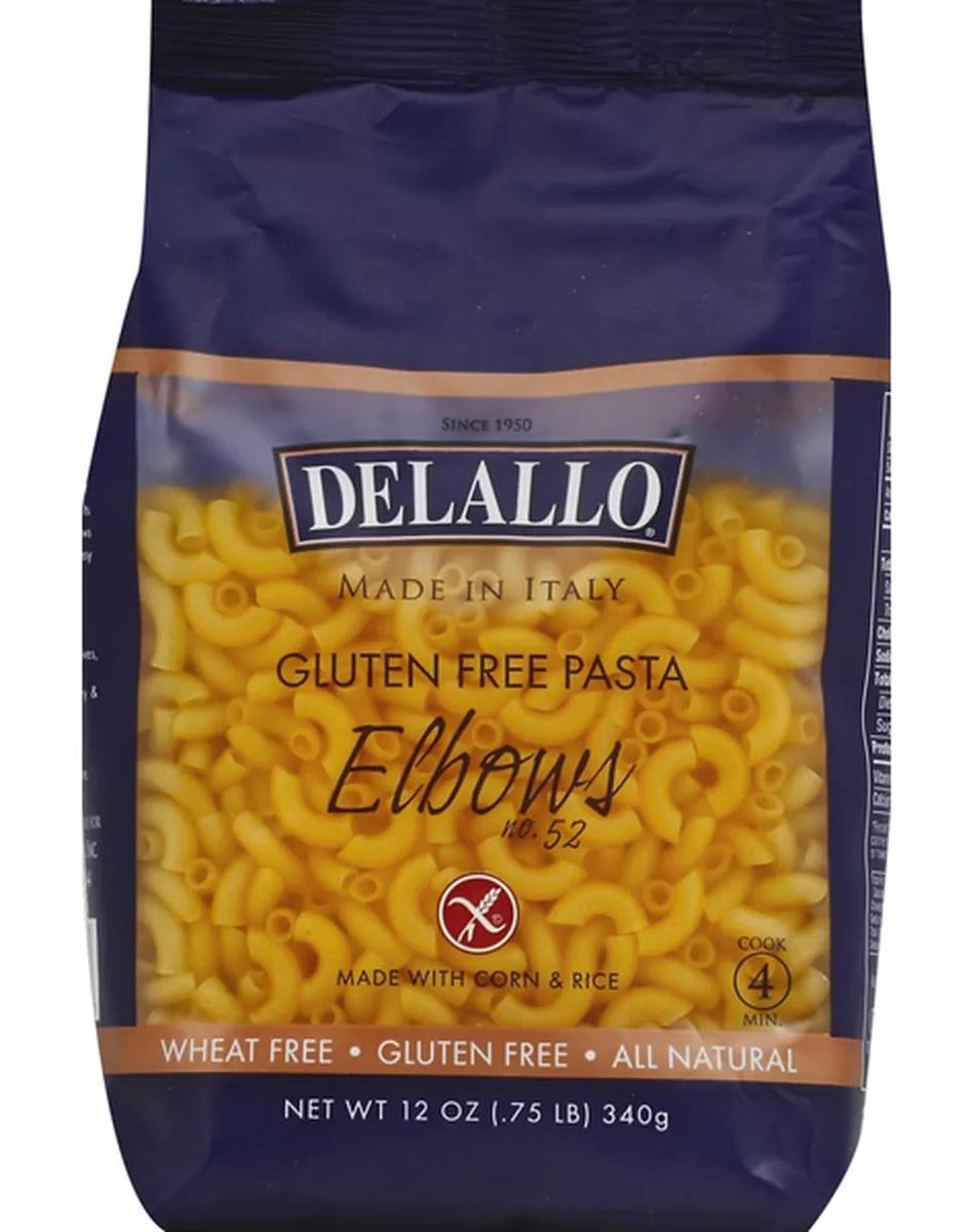 DeLallo Gluten Free Corn & Rice Pasta No. 52 Elbows 12 oz
