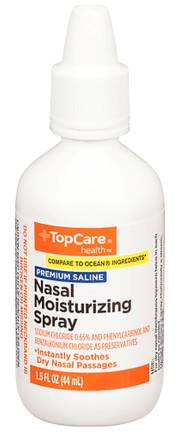 TopCare Premium Saline Nasal Moisturizing Spray 1.5 oz