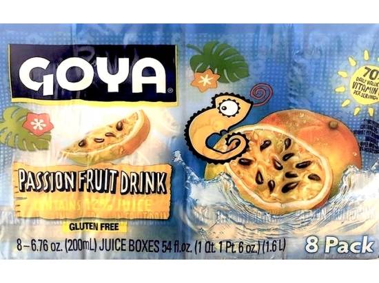 Goya Passion Fruit Drink 8-6.76 oz