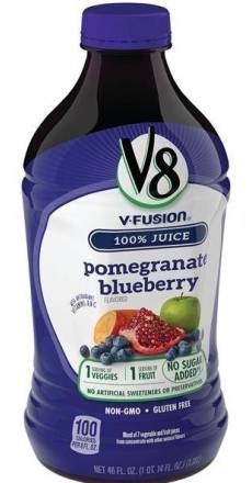 V8 V-Fusion Pomegranate Blueberry 46 oz