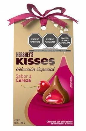Hershey’s Kisses Seleccion Especial Chocolates Rellenos de Cereza