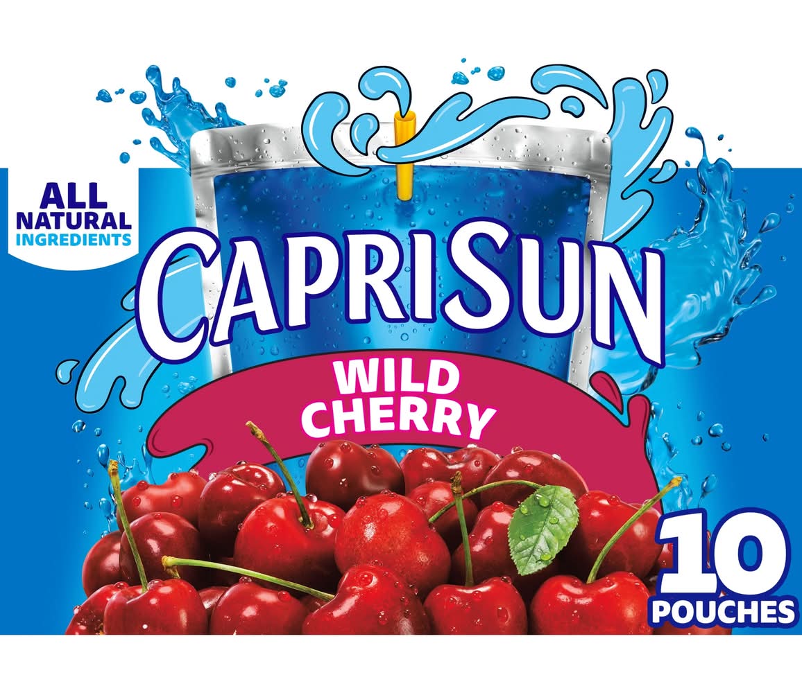 Capri Sun Wild Cherry Juice Drink 10-6 oz