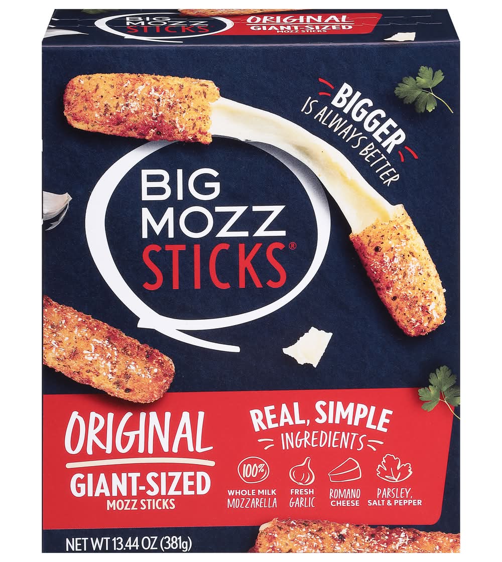 Big Mozz Sticks Mozzarella Sticks 13.44 oz