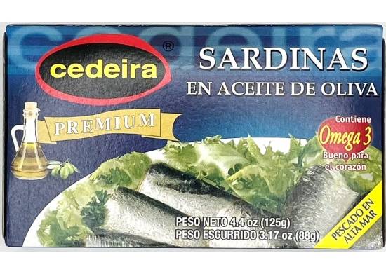 Cedeira Sardinas en Aceite de Oliva 4 oz