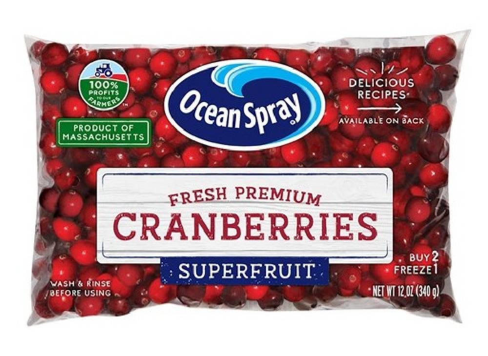 Ocean Spray Fresh Cranberries 12 oz