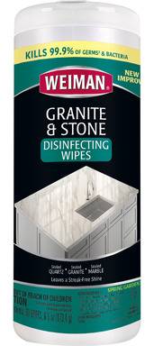Weiman Granite & Stone Disinfecting Wipes 30 ct