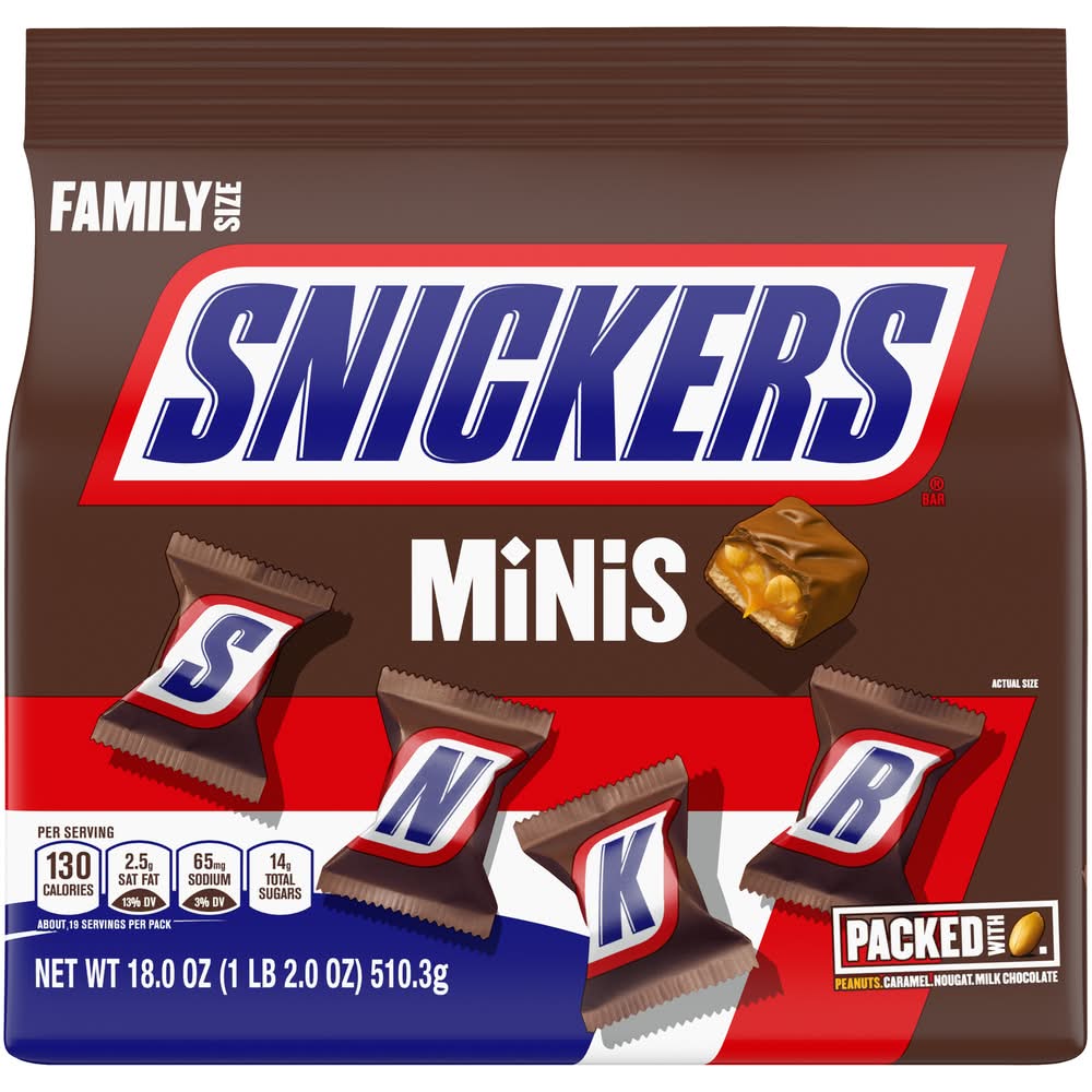 Snickers Minis Family Size 18 oz