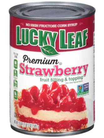 Lucky Leaf Premium Strawberry Fruit Filling or Topping 21 oz
