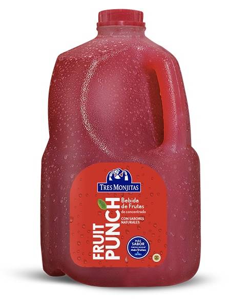 Tres Monjitas Fruit Punch 120 oz